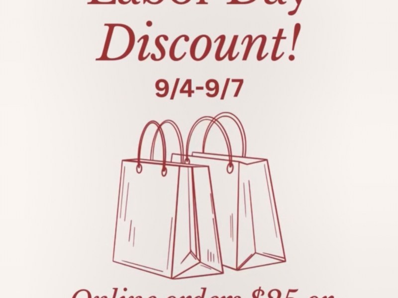 Labor Day Discount